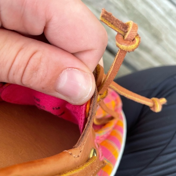 Colorful Plaid Women's Boat Shoes - Picture 6 of 9